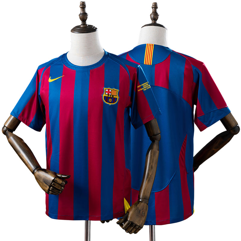 Barcelona 2005/06 Champions League finale retro fodbold trøje