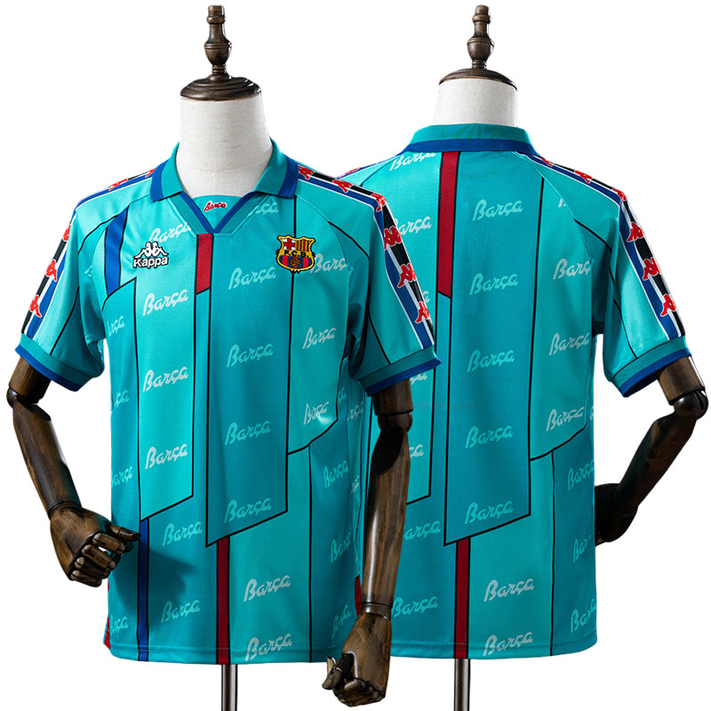 FC Barcelona 95/97 udebanetrøje - retro fodbold trøje til mænd