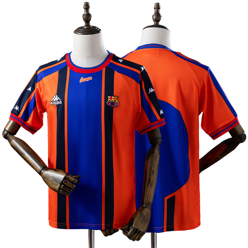 FC Barcelona 97/98 udebanetrøje - retro fodbold trøje