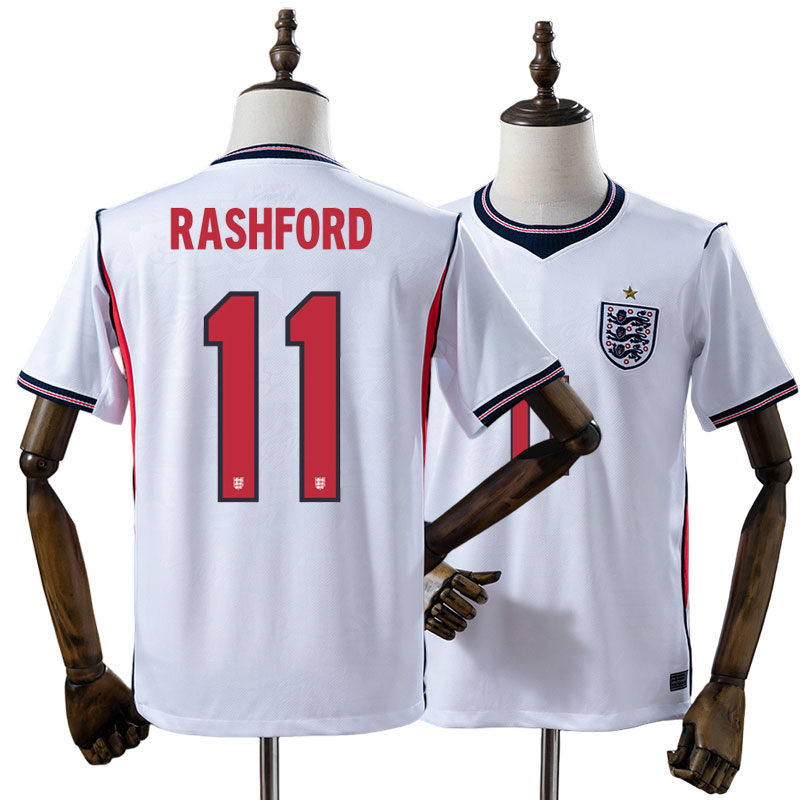 Fodbold trøje England VM 2026 - hjemmebanetrøje med Rashford 11