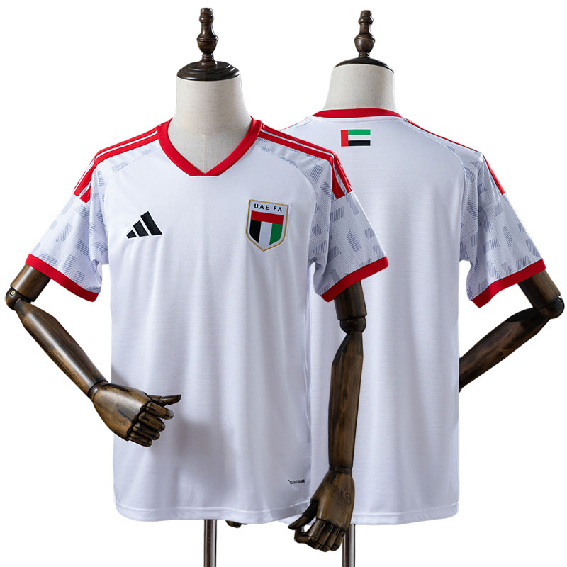 United Arab Emirates 2026 hjemmebanetrøje - hvid kortærmet herretrøje