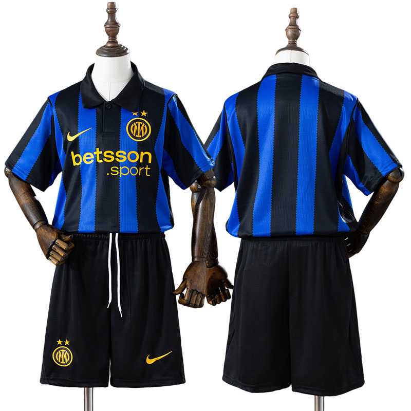 Inter Milan 2026/27 Fodboldtrøje til Børn - Hjemmebanetrøje med Shorts