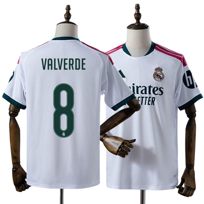 Køb Real Madrid 2026/27 hvid hjemmebanetrøje - fodbold trøje Valverde 8