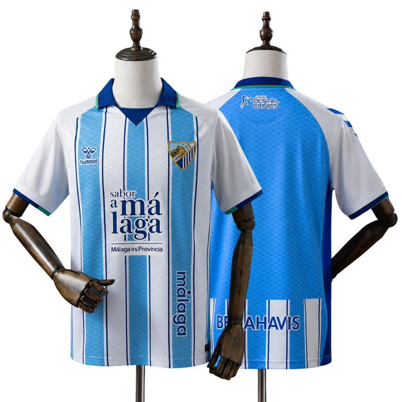 Malaga 26/27 hjemmebanetrøje - herre kortærmet fodbold trøje