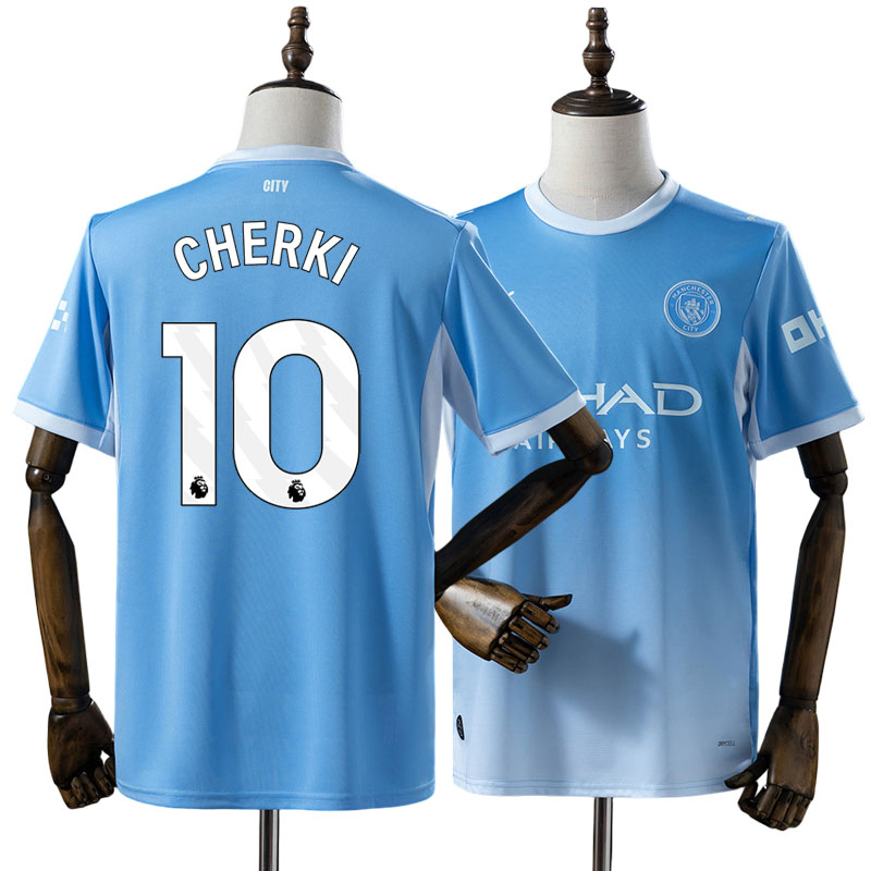 Manchester City 2026/27 hjemmebanetrøje med Cherki 10 tryk